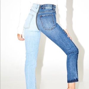 revive denim, yin yang cropped/ tokyo wash